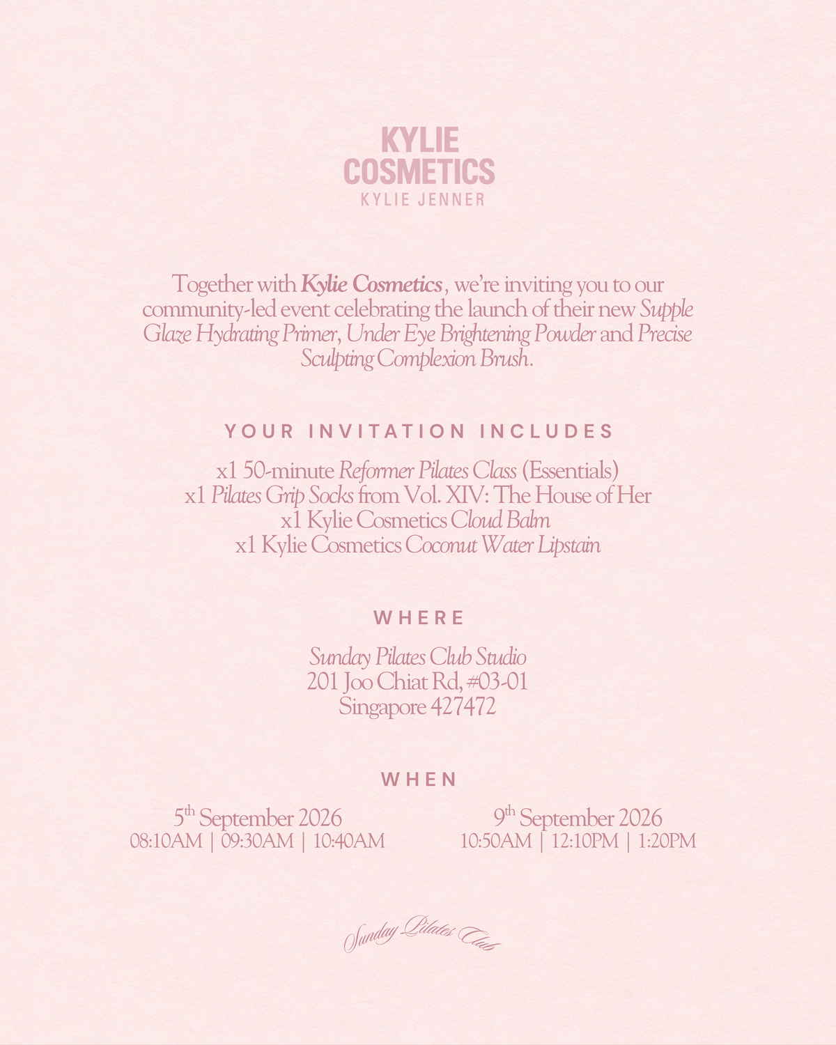 SPC | Kylie Cosmetics: Sculpt Beyond Beauty Community Event